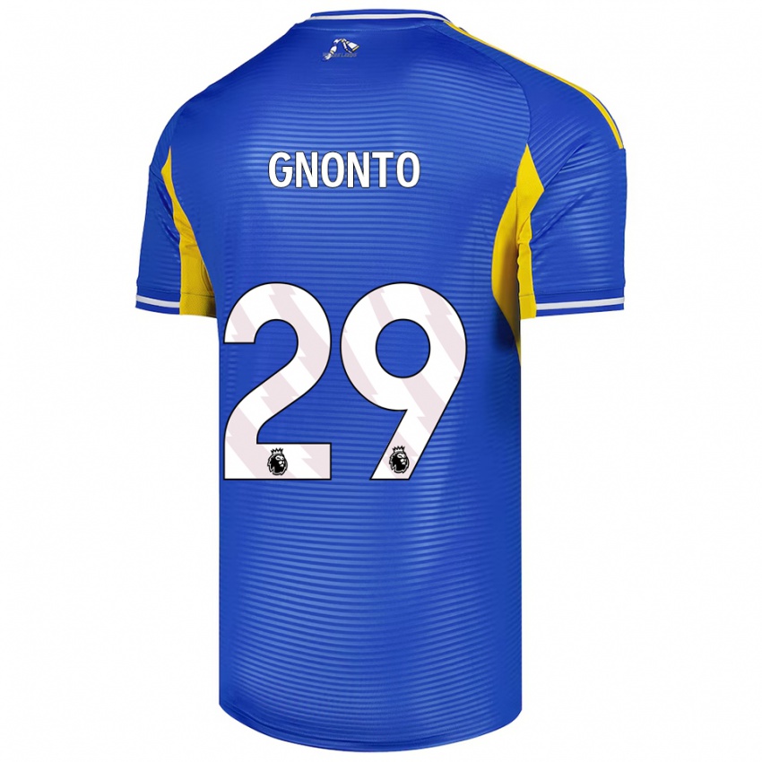 נשים וילפריד ניונטו #29 כחול צהוב הרחק ג'רזי 2025/26 חולצה קצרה