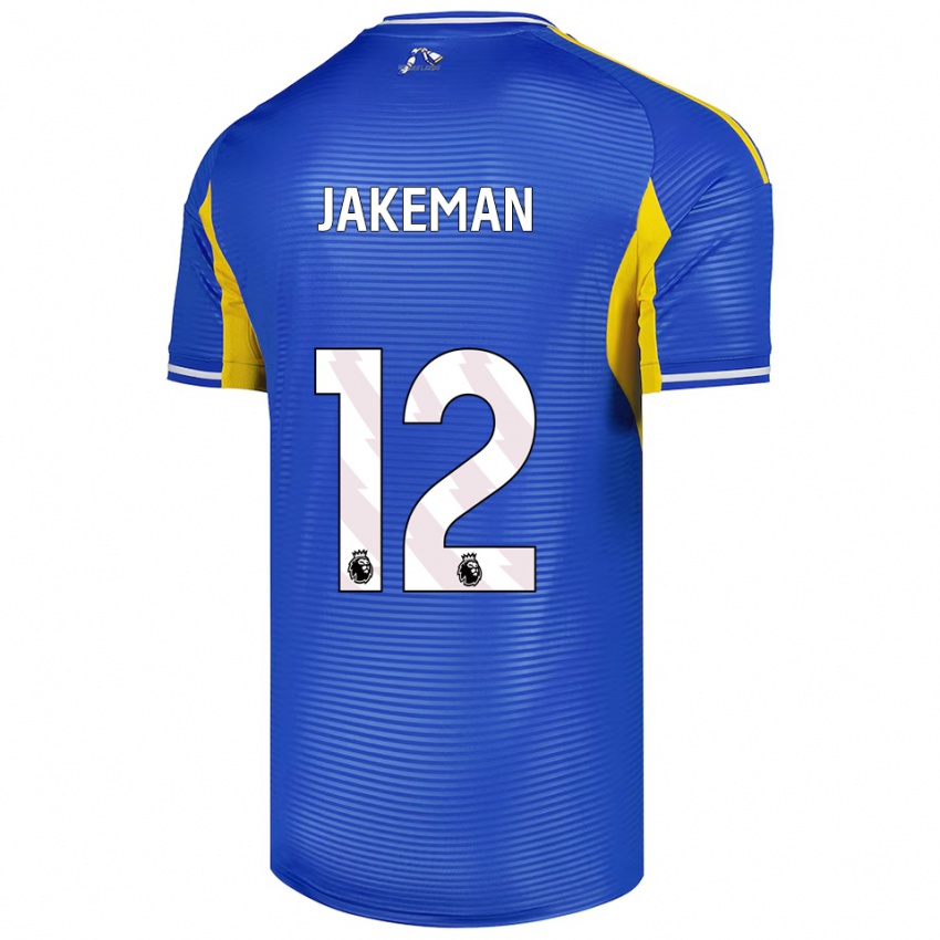 נשים הרייט ג'ייקמן #12 כחול צהוב הרחק ג'רזי 2025/26 חולצה קצרה