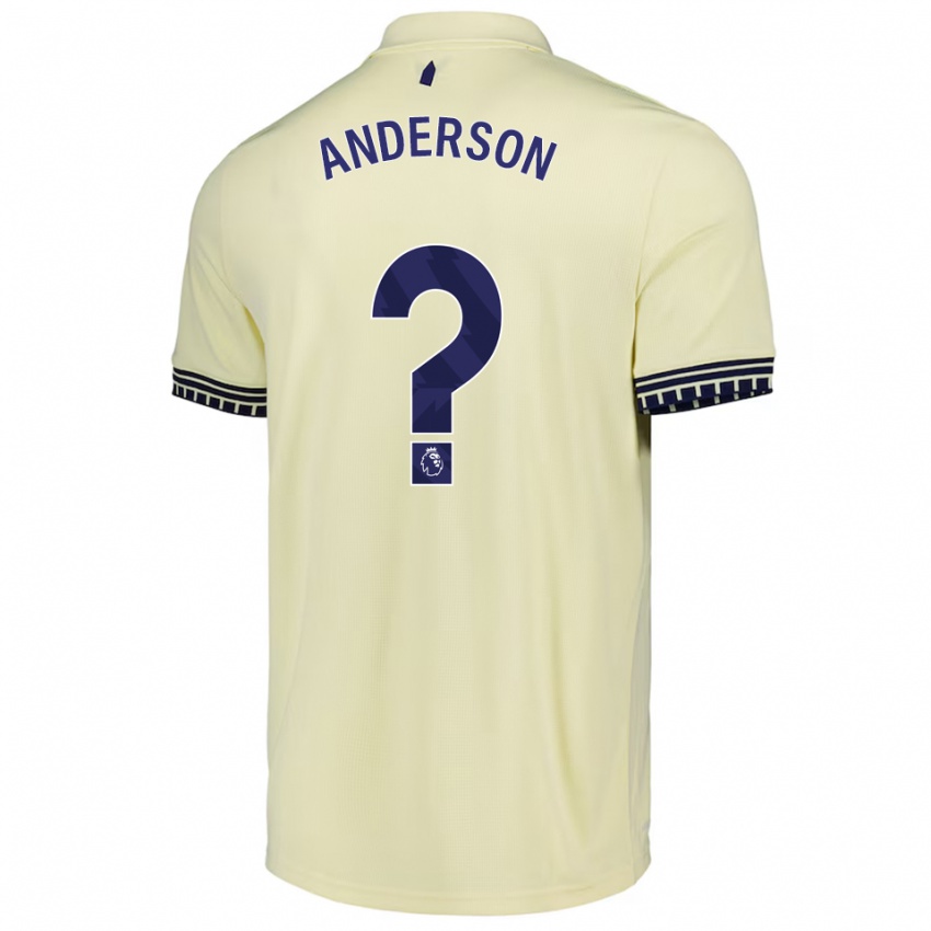 נשים ג'וזף אנדרסון #0 לבן מלוכלך שחור הרחק ג'רזי 2025/26 חולצה קצרה