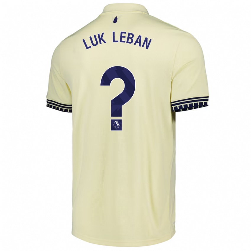 נשים Zan Luk Leban #0 לבן מלוכלך שחור הרחק ג'רזי 2025/26 חולצה קצרה