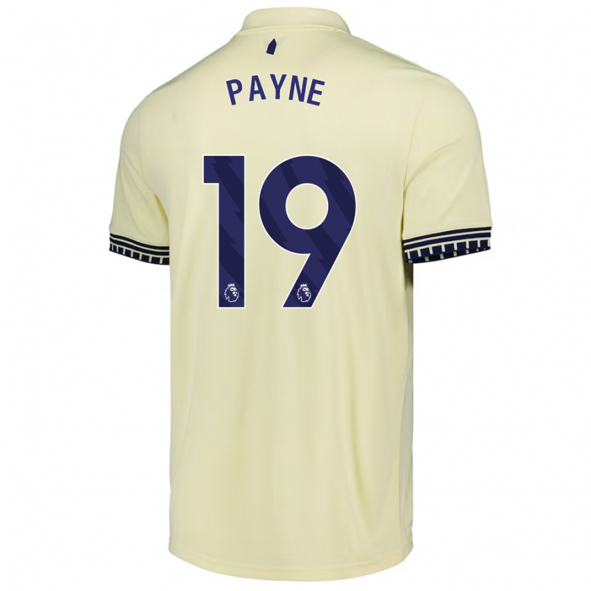 נשים הת'ר פיין #19 לבן מלוכלך שחור הרחק ג'רזי 2025/26 חולצה קצרה