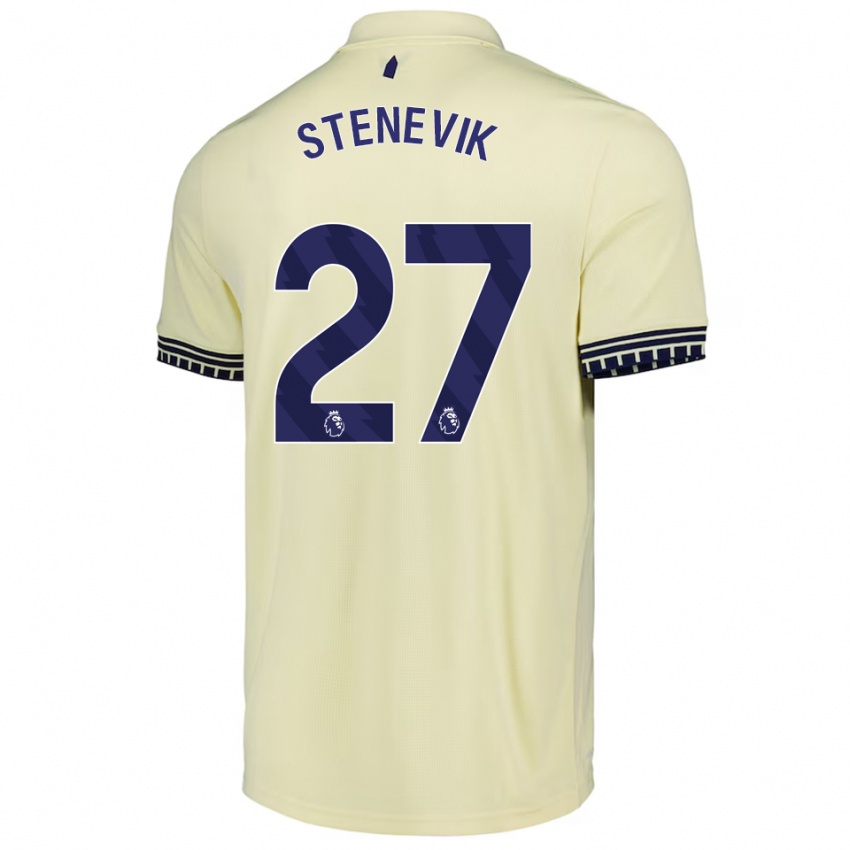 נשים אליז סטנביק #27 לבן מלוכלך שחור הרחק ג'רזי 2025/26 חולצה קצרה