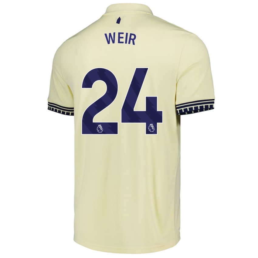 נשים קנזי וייר #24 לבן מלוכלך שחור הרחק ג'רזי 2025/26 חולצה קצרה