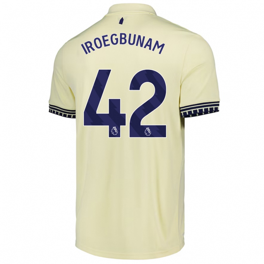 נשים טים אירוגבונם #42 לבן מלוכלך שחור הרחק ג'רזי 2025/26 חולצה קצרה