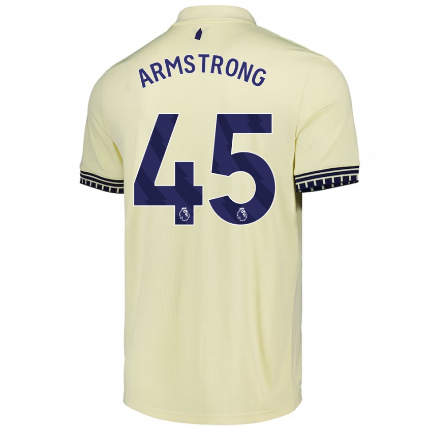 נשים הריסון ארמסטרונג #45 לבן מלוכלך שחור הרחק ג'רזי 2025/26 חולצה קצרה