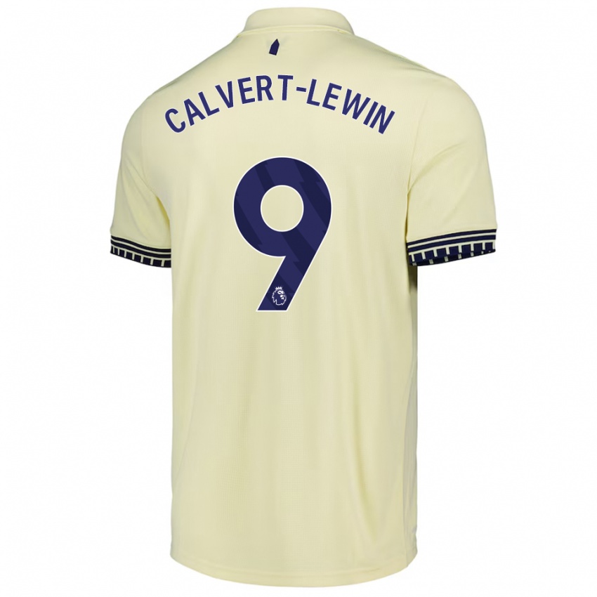 נשים דומיניק קלברט-לווין #9 לבן מלוכלך שחור הרחק ג'רזי 2025/26 חולצה קצרה