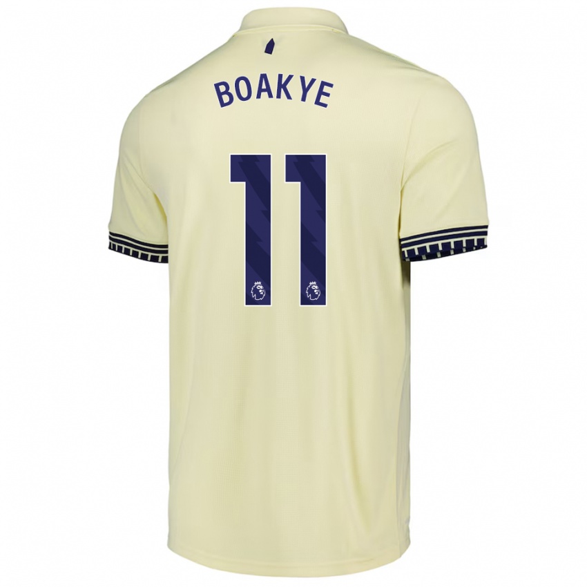 נשים Kingsford Boakye #11 לבן מלוכלך שחור הרחק ג'רזי 2025/26 חולצה קצרה