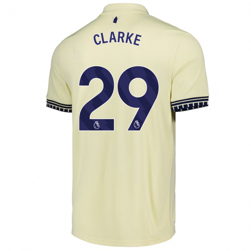נשים Abbey Clarke #29 לבן מלוכלך שחור הרחק ג'רזי 2025/26 חולצה קצרה