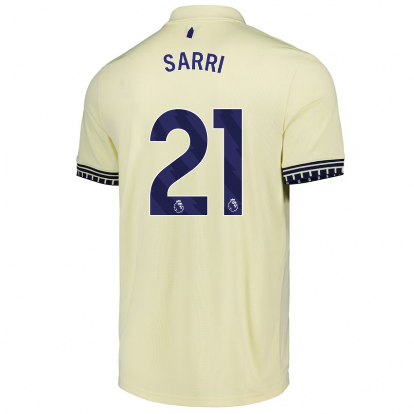 נשים ביאטריס סארי #21 לבן מלוכלך שחור הרחק ג'רזי 2025/26 חולצה קצרה