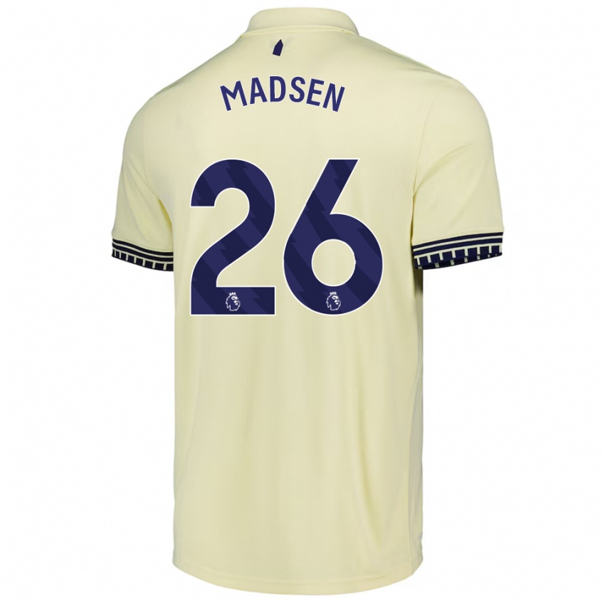 נשים ריקה מדסן #26 לבן מלוכלך שחור הרחק ג'רזי 2025/26 חולצה קצרה