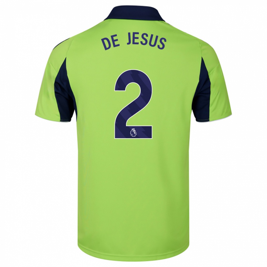 נשים Brad De Jesus #2 ירוק נייבי לבן הרחק ג'רזי 2025/26 חולצה קצרה