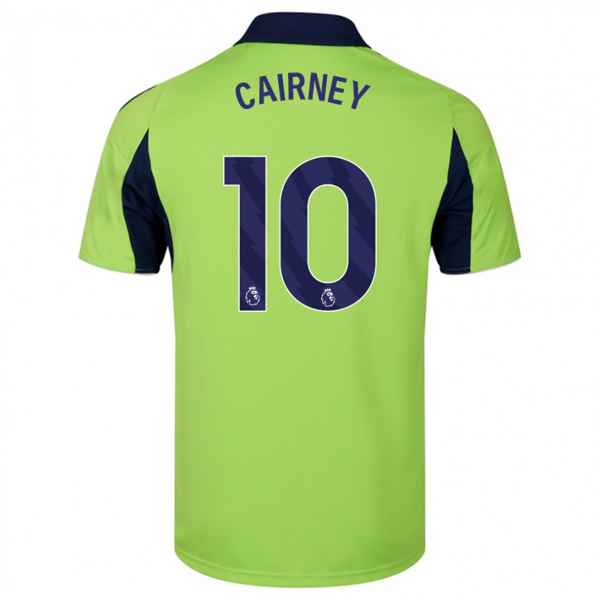 נשים טום קיירני #10 ירוק נייבי לבן הרחק ג'רזי 2025/26 חולצה קצרה