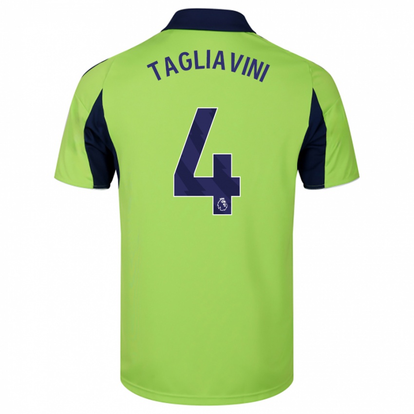 נשים Ella Tagliavini #4 ירוק נייבי לבן הרחק ג'רזי 2025/26 חולצה קצרה