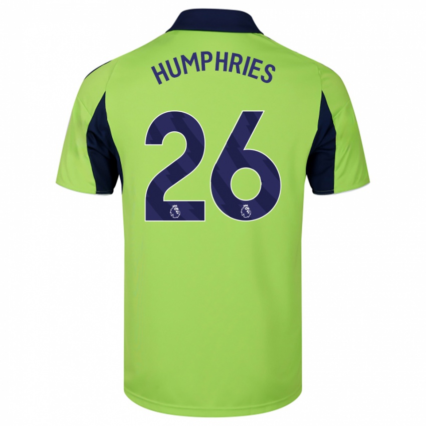 נשים Marni Humphries #26 ירוק נייבי לבן הרחק ג'רזי 2025/26 חולצה קצרה