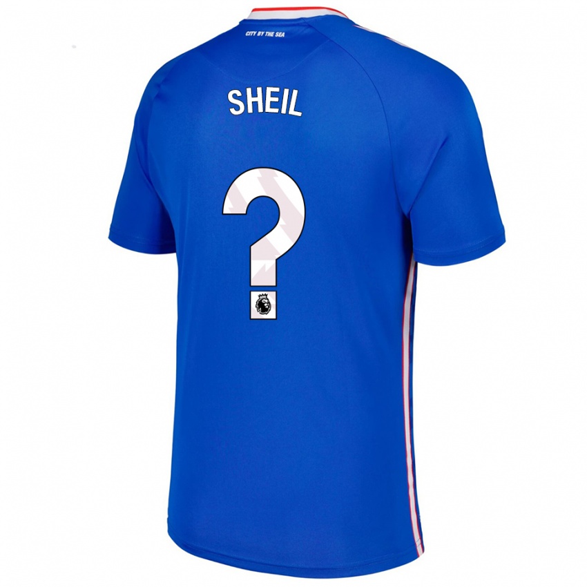 נשים Tom Sheil #0 כחול לבן הרחק ג'רזי 2025/26 חולצה קצרה