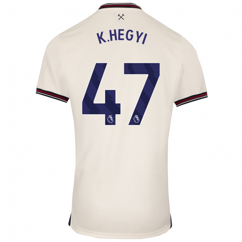 נשים כריסטיאן הגיי #47 לבן מלוכלך הרחק ג'רזי 2025/26 חולצה קצרה