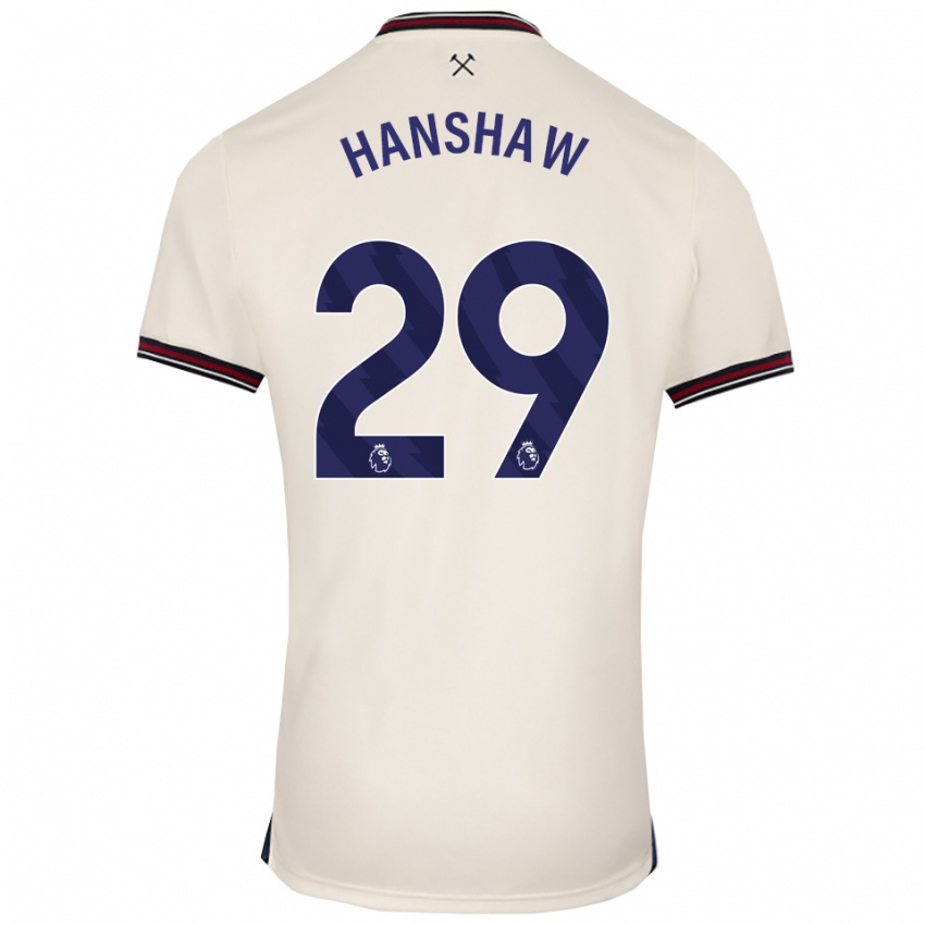 נשים ורנה הנשו #29 לבן מלוכלך הרחק ג'רזי 2025/26 חולצה קצרה