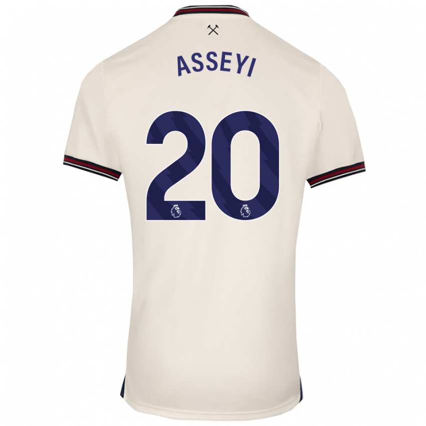 נשים ויויאן אסיי #20 לבן מלוכלך הרחק ג'רזי 2025/26 חולצה קצרה