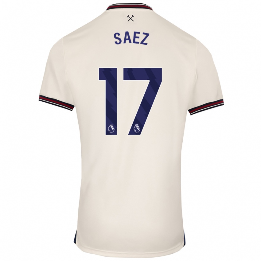 נשים קמילה סאס #17 לבן מלוכלך הרחק ג'רזי 2025/26 חולצה קצרה