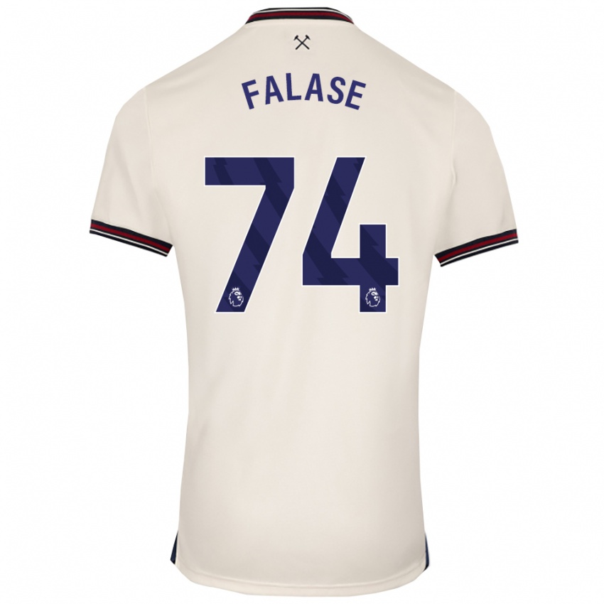 נשים אשר פלאז #74 לבן מלוכלך הרחק ג'רזי 2025/26 חולצה קצרה