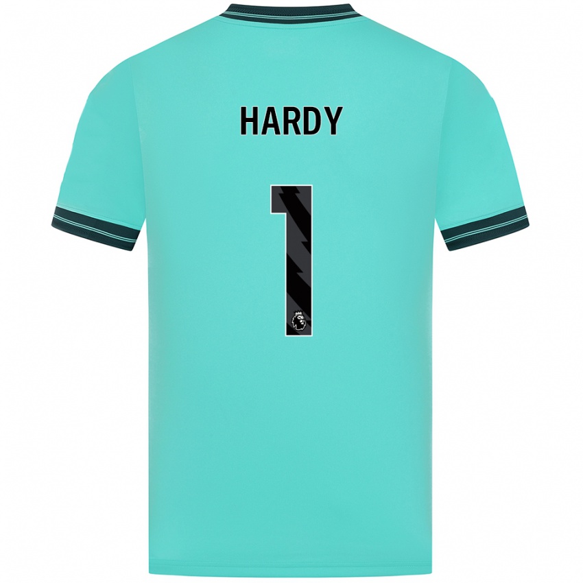 נשים George Hardy #1 תכלת ירוק הרחק ג'רזי 2025/26 חולצה קצרה