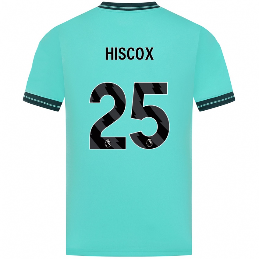 נשים Amelia Hiscox #25 תכלת ירוק הרחק ג'רזי 2025/26 חולצה קצרה