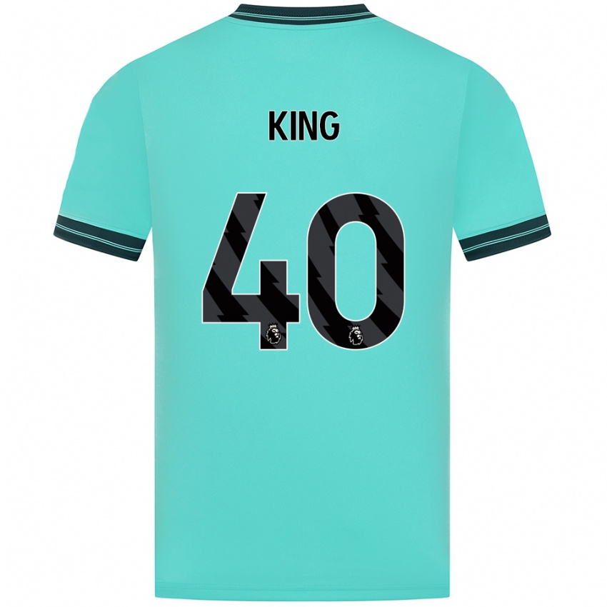 נשים טום קינג #40 תכלת ירוק הרחק ג'רזי 2025/26 חולצה קצרה