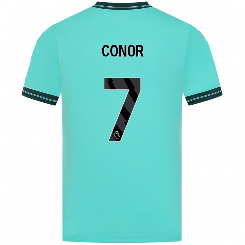 נשים קונור מקלאוד #7 תכלת ירוק הרחק ג'רזי 2025/26 חולצה קצרה