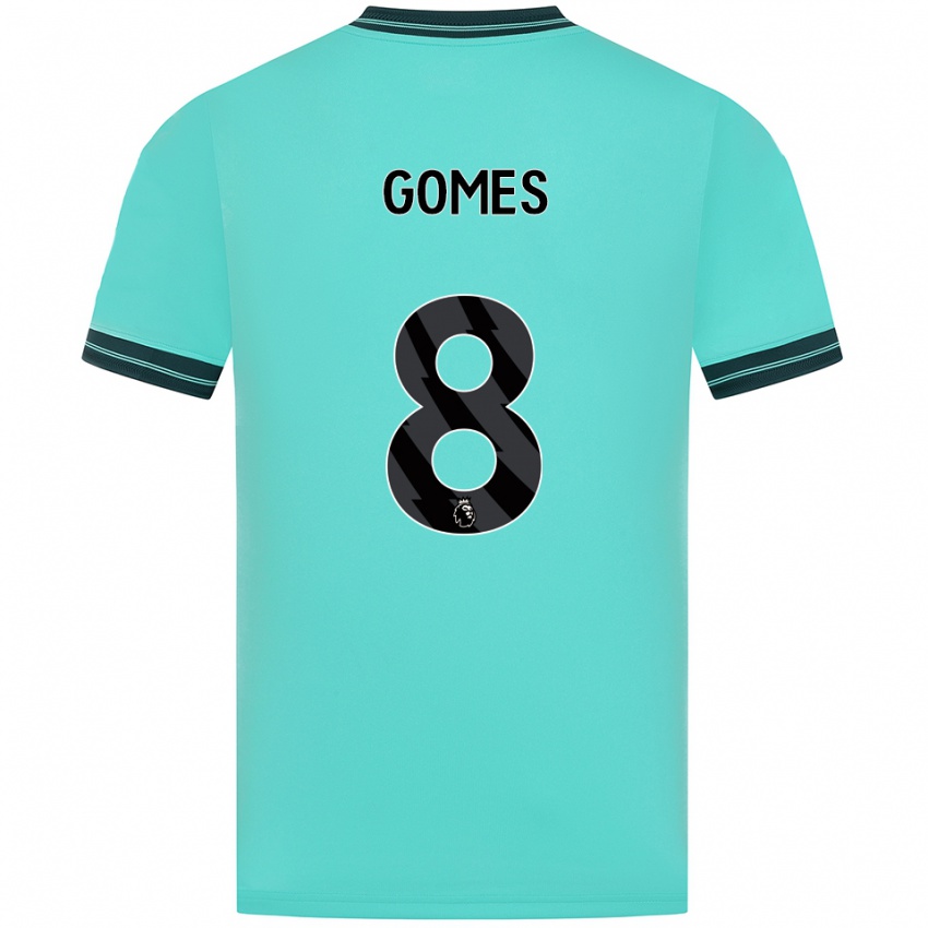 נשים ז'ואאו גומס #8 תכלת ירוק הרחק ג'רזי 2025/26 חולצה קצרה
