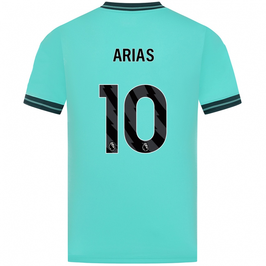 נשים ג'ון אריאס #10 תכלת ירוק הרחק ג'רזי 2025/26 חולצה קצרה
