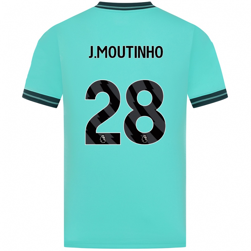 נשים ז'ואאו מוטיניו #28 תכלת ירוק הרחק ג'רזי 2025/26 חולצה קצרה