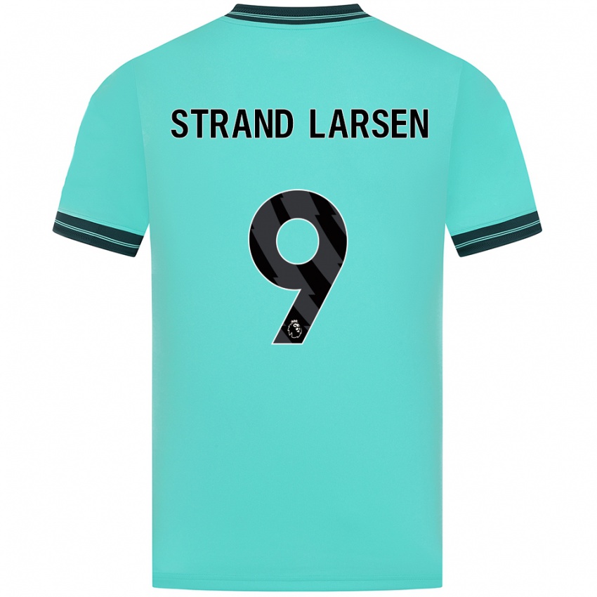 נשים יורגן סטרנד לארסן #9 תכלת ירוק הרחק ג'רזי 2025/26 חולצה קצרה