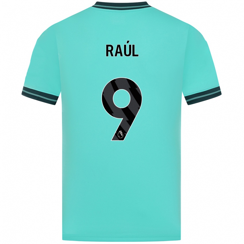 נשים ראול חימנס #9 תכלת ירוק הרחק ג'רזי 2025/26 חולצה קצרה