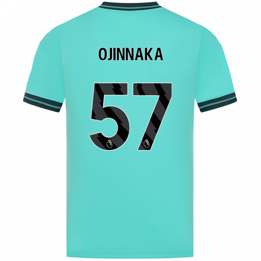 נשים Temple Ojinnaka #57 תכלת ירוק הרחק ג'רזי 2025/26 חולצה קצרה