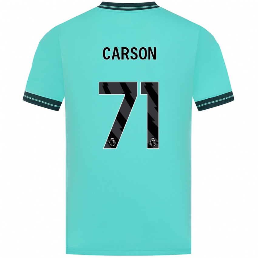 נשים היידן קרסון #71 תכלת ירוק הרחק ג'רזי 2025/26 חולצה קצרה