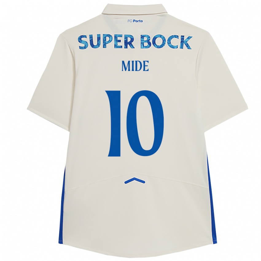 נשים Mateus Mide #10 לבן כחול ג'רזי קיט שלישי 2025/26 חולצה קצרה