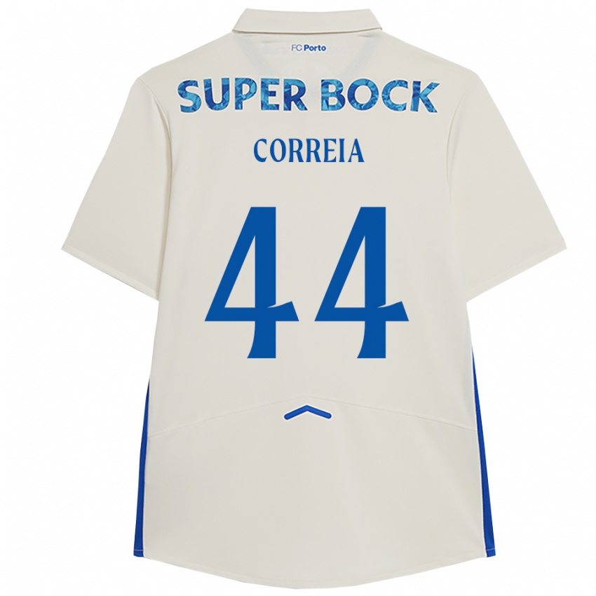 נשים רומן קורייה #44 לבן כחול ג'רזי קיט שלישי 2025/26 חולצה קצרה