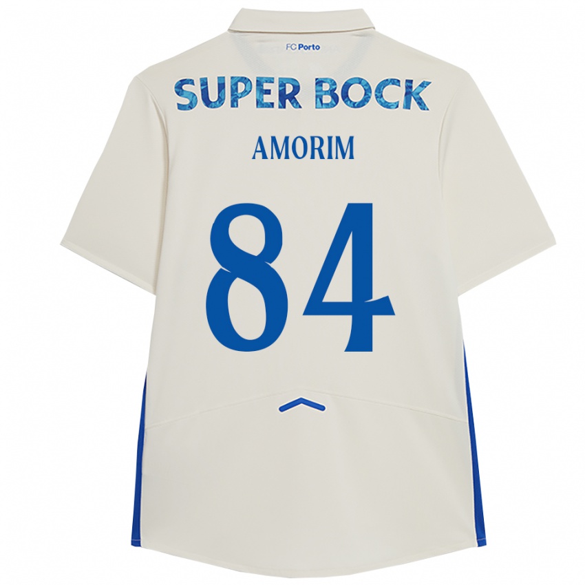 נשים Beatriz Amorim #84 לבן כחול ג'רזי קיט שלישי 2025/26 חולצה קצרה