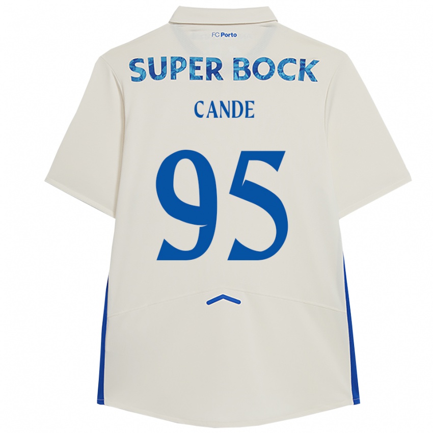 נשים אנה קנדה #95 לבן כחול ג'רזי קיט שלישי 2025/26 חולצה קצרה