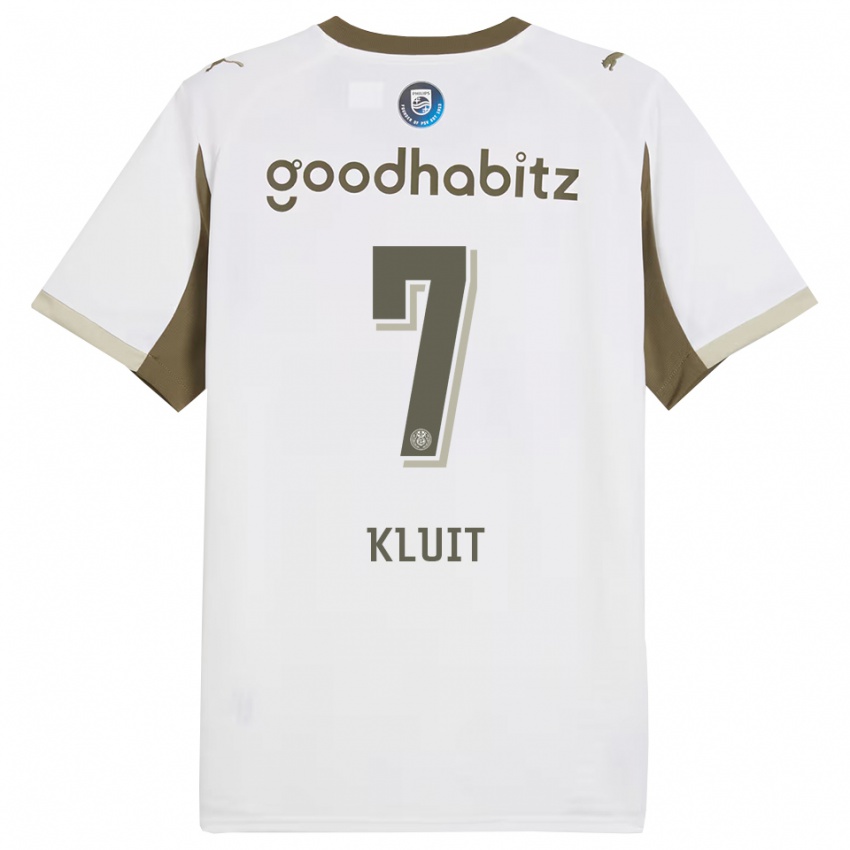 נשים Fabio Kluit #7 לבן אפור ג'רזי קיט שלישי 2025/26 חולצה קצרה