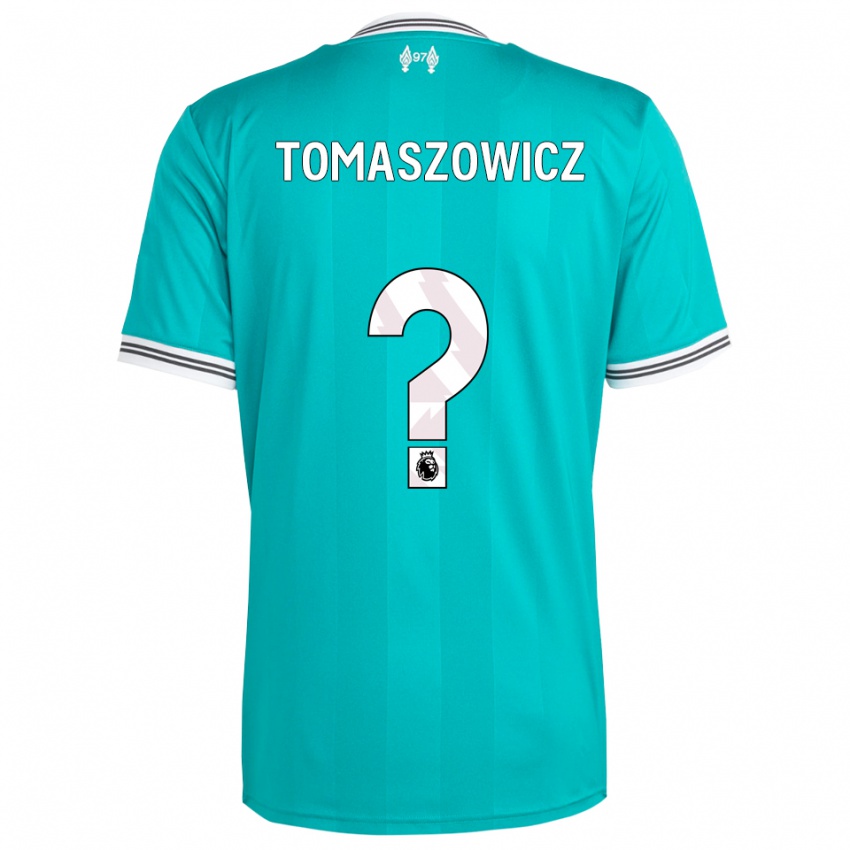 נשים Aiden Tomaszowicz #0 ירוק לבן ג'רזי קיט שלישי 2025/26 חולצה קצרה