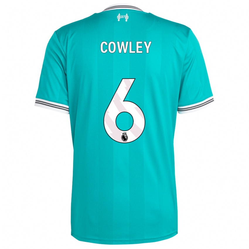 נשים Ryan Cowley #6 ירוק לבן ג'רזי קיט שלישי 2025/26 חולצה קצרה
