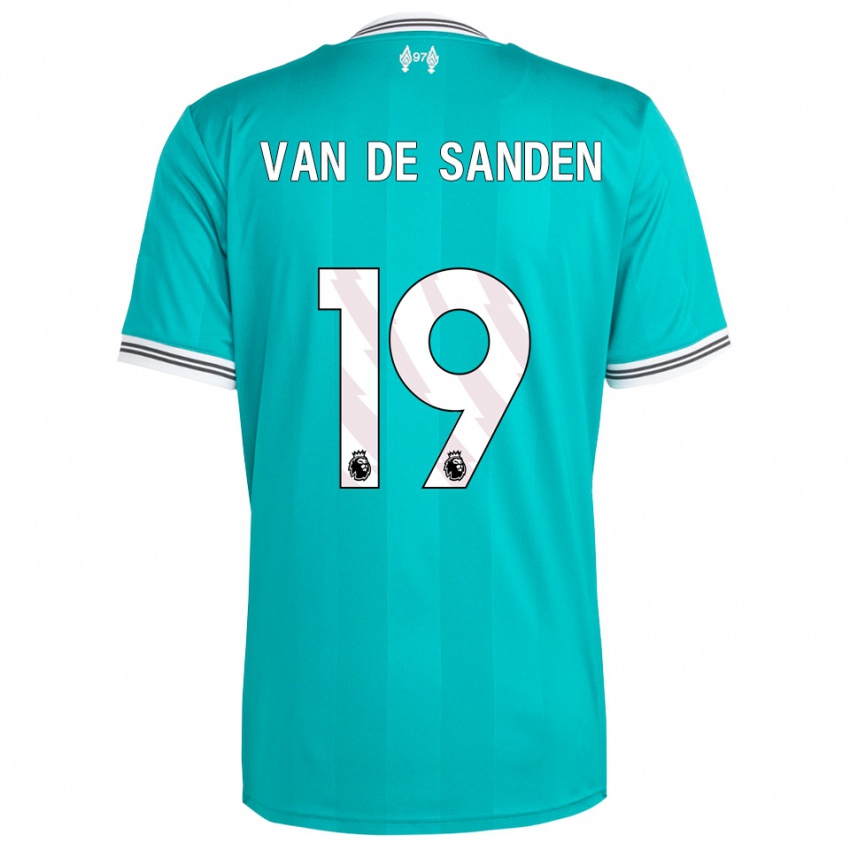 נשים שאניס ון-דה סאנדן #19 ירוק לבן ג'רזי קיט שלישי 2025/26 חולצה קצרה