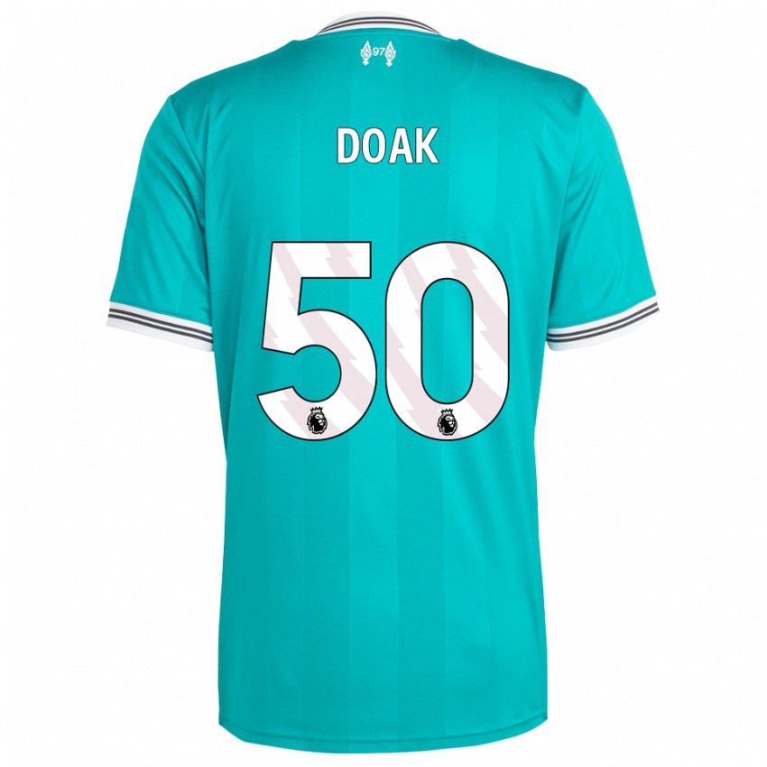 נשים בן דואק #50 ירוק לבן ג'רזי קיט שלישי 2025/26 חולצה קצרה