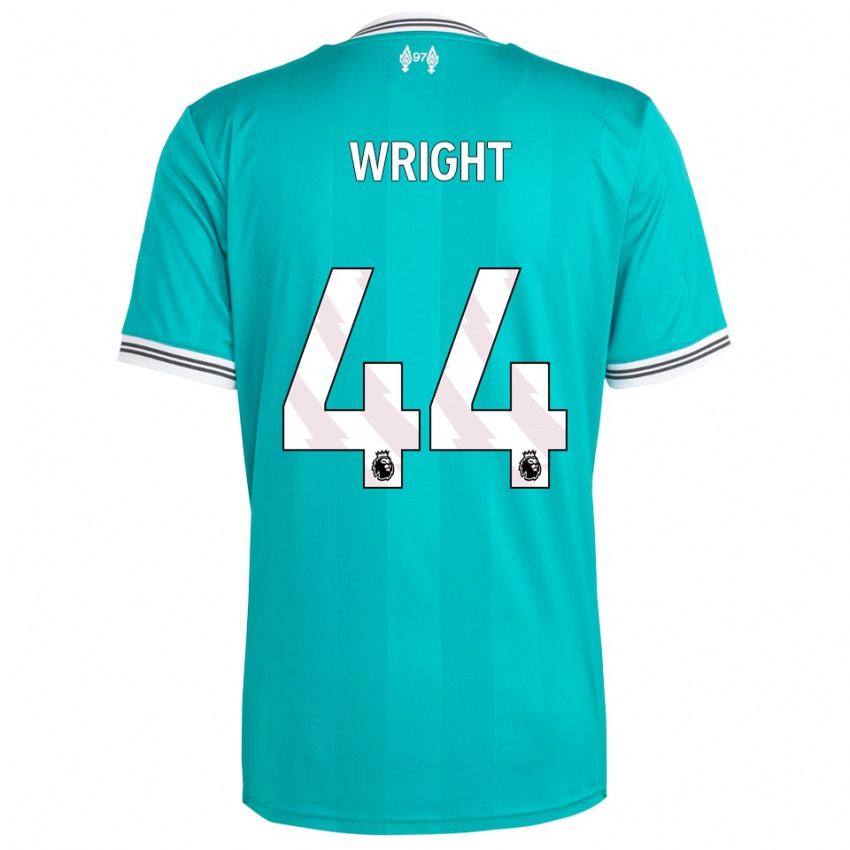 נשים Will Wright #44 ירוק לבן ג'רזי קיט שלישי 2025/26 חולצה קצרה