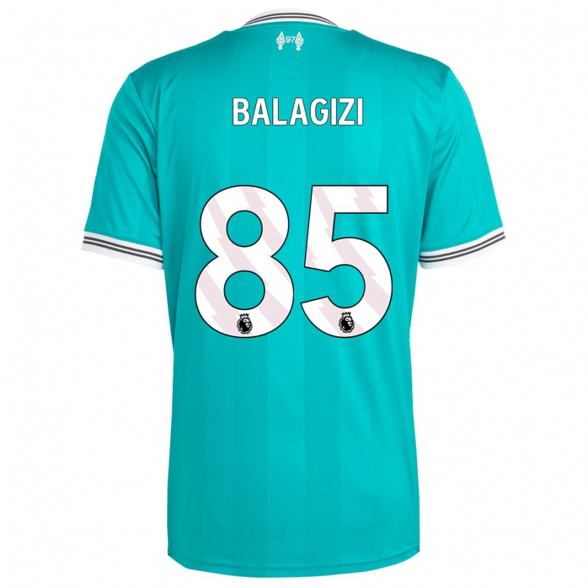 נשים ג'יימס בלגיזי #85 ירוק לבן ג'רזי קיט שלישי 2025/26 חולצה קצרה