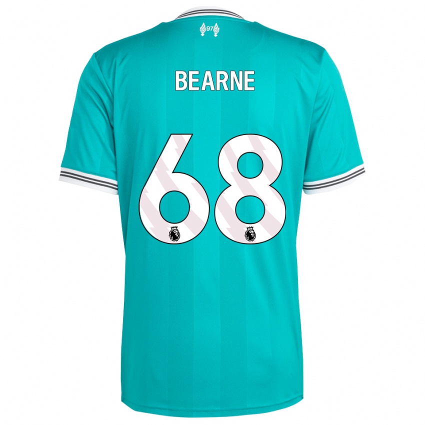 נשים ג'ק בירן #68 ירוק לבן ג'רזי קיט שלישי 2025/26 חולצה קצרה