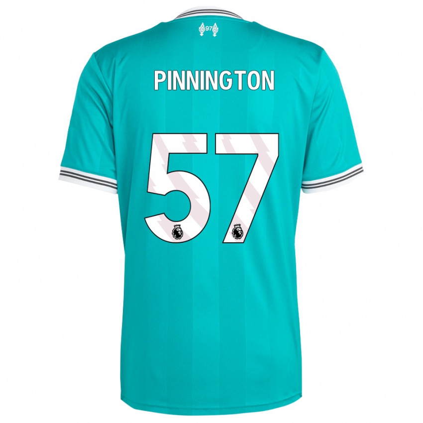 נשים קרטר פינינגטון #57 ירוק לבן ג'רזי קיט שלישי 2025/26 חולצה קצרה