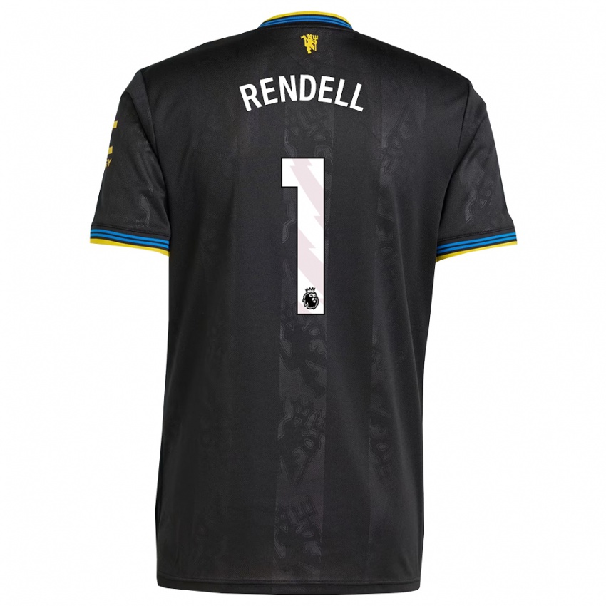 נשים קיילה רנדל #1 שחור צהוב כחול ג'רזי קיט שלישי 2025/26 חולצה קצרה