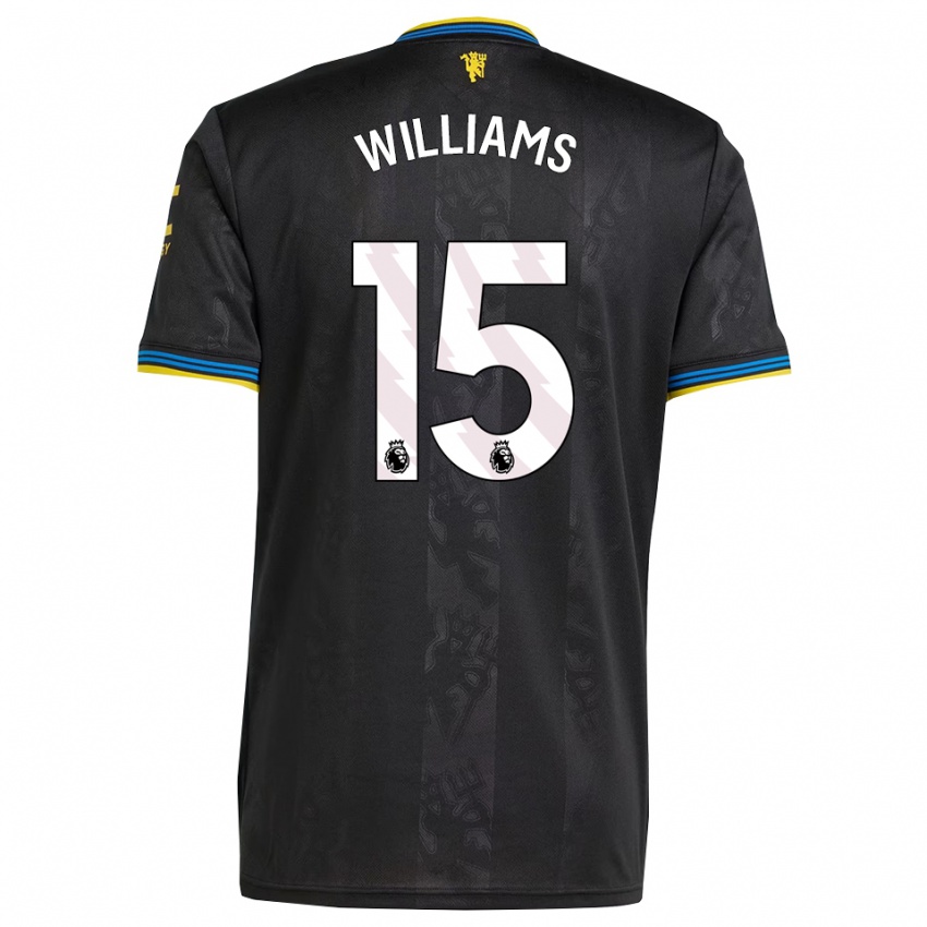 נשים Joe Williams #15 שחור צהוב כחול ג'רזי קיט שלישי 2025/26 חולצה קצרה